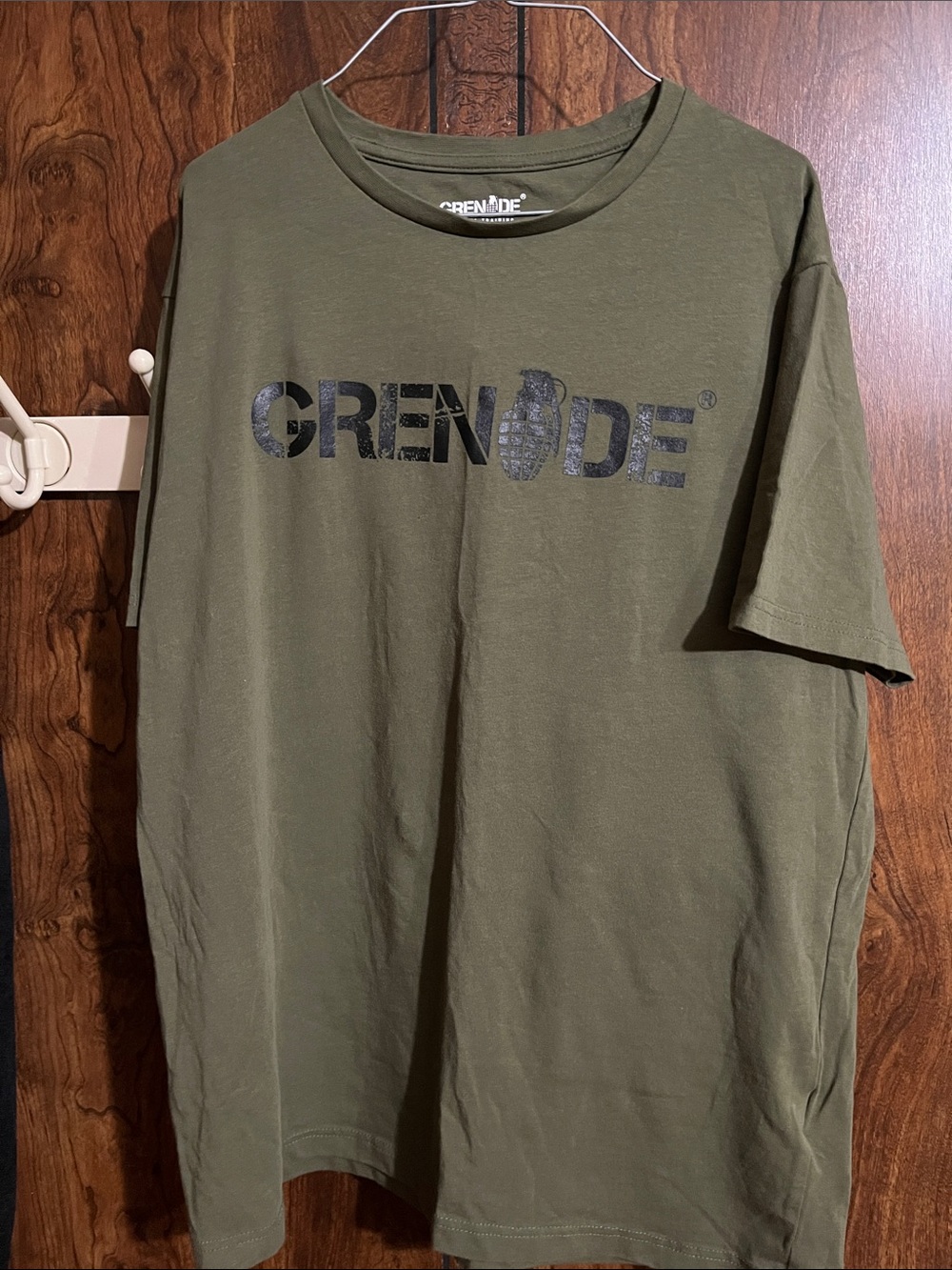 Men's Olive Green Logo T-Shirt